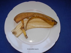 Banane am Ende