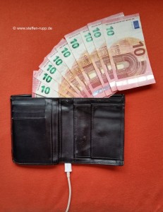 Geldbeutel mit 10 Euro