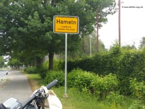 Ortsschild von Hameln
