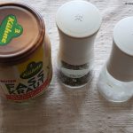 Sauerkraut, Salz und Pfeffer